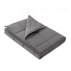 Fabula Life Cool Weighted Blanket for Kids or Adult, Premium Cotton Heavy Blanket with Glass Beads (72”x48”,15 lb)
