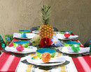 Moon Boat Tropical Palm Leaves Plant Imitation Leaf-Hawaiian/ Luau/Jungle Party Table Decorations (48PCS)