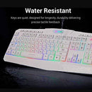 Redragon S101 PC Gaming Keyboard and Mouse Combo Wired LED RGB Backlit with Multimedia Keys Wrist Rest Mouse with 3200 DPI for Windows Computer Gamers (Gaming Mouse and Keyboard Set)