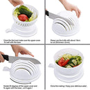 LH Salad Cutter Bowl 60 Seconds Salad Maker Fruit Vegetable Bowl , Make of Food Grade ABS Plastic.60 Seconds Salad Maker Vegetable Maker Salad Cutter Salad Chopper Salad Spinner