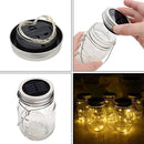 Golden Garden Mason Jar Lid Lights, STYDDI 6 Pack 20 Led String Fairy Star Firefly Jar Lids Lights fit Regular Mouth Mason Jar best for Patio Yard Garden Party Wedding Christmas Decorative Lighting (Warm Whit