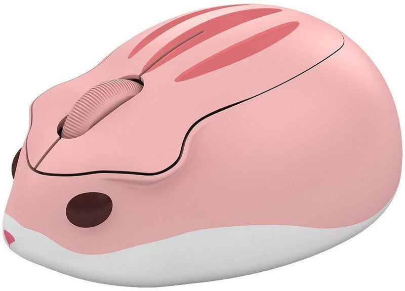 Cathy Clara Cute Hamster Mouse Wireless Mouse 2.4 Ghz 1200 DPI Low Noise Battery Powered Optical Mice for Windows Computer PC Laptop Gift for Girls Kids