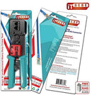 ITBEBE RJ45 Crimping Tool Made of Hardened Steel with Wire Cutter Stripping Blades and Textured Grips (RJ45 CRIMPER TURQUOISE-B)