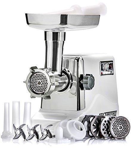 STX International STX-3000-TF Turboforce 3 Speed Electric Meat Grinder & Sausage Stuffer - Heavy Duty 1200 Watts - Size