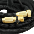 Yetolan 50ft Expandable Hose - NEW Heavy Duty Expandable Garden Hose - Triple Latex Core, 3/4 Brass Connectors, Extra Strength Fabric, Expanding Garden Hose with 9 Function Spray Nozzle - 1 Year Warranty