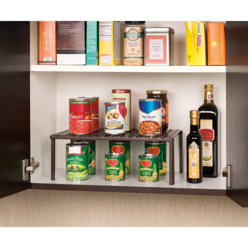 Seville Classics Expandable Kitchen Counter and Cabinet Shelf