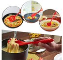 Silicone Heat Resistant Kitchen Cooking Utensil 10 Piece Cooking Set Non-Stick Kitchen Tools (Red)