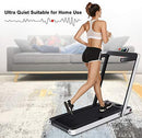 OppsDecor Under Desk Treadmill 2in1 Walking Running Machine Electric Treadmill Folding Pad Treadmill with Remote Control and Bluetooth Speaker for Home & Office Workout Indoor Exercise Machine