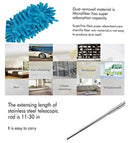 Phoenixes Retractable Long-Reach Washable Dusting Brush Microfiber Hand Duster with Telescoping Pole