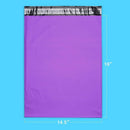 Fu Global 100pcs 14.5x19 Inches Poly Mailers Shipping Envelops Boutique Custom Bags Enhanced Durability Multipurpose Shipping Bags Keep Items Safe Protected（Purple）