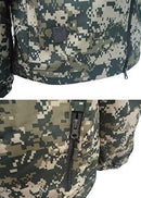 MAGCOMSEN Men's Tactical Army Outdoor Coat Camouflage Softshell Jacket Hunting Jacket