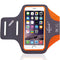 Water Resistant Sports Armband 5.5 Inch for iPhone 7 Plus, 6s Plus, 6 Plus, Running Exercise Multifunction Phone Case for Android Phones (Orange), DEDEni