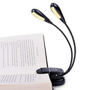 LuminoLite Rechargeable 12 LED Eye-Care Warm Book Light, Clip On Bed Reading Light, Music Stand Lamp, 2 Brightness. Perfect for Bookworms, Kids & Music Players.USB Cable Included.