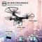 JJRC H68 RC Drone 40MINS Longer Flight Time Quadcopter with 720P Camera FPV Wifi Helicopter with 2 Batteries(20mins + 20mins), Altitude Hold, Headless Mode Remote Control Best Drone (Black)