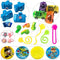 48PCS Filled Easter Eggs Set, Prefilled Plastic Surprise Eggs with Variety of Popular Toys Inside, Novelty Toy Assortment, Great for Easter Eggs Hunt, Party Game Prizes