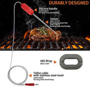 Bluetooth Meat Thermometer Wireless Digital BBQ Thermometer Instant Read Cooking Food Thermometer with 6 Probes Used for Smoker Kitchen Oven Grill Support iOS & Android