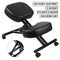 Ergonomic Kneeling Chair Home Office Chairs Thick Cushion Pad Flexible Seating Rolling Adjustable Work Desk Stool Improve Posture Now & Neck Pain - Comfortable Knees and Straight Back