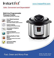 Instant Pot LUX50 v2 6-in-1 Programmable Pressure Cooker, 5Qt/900W, (Discontinued)