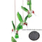 MYSWEETY LED Solar Mobile Wind Chime, Color-Changing Solar Powered LED Hanging Lamp Waterproof Six Hummingbird Wind Chimes for Outdoor Indoor Home Yard Garden Decoration