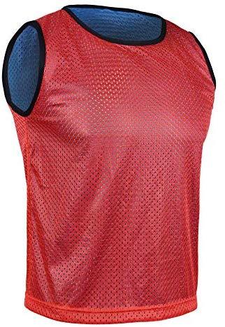 Athllete Reversible Mesh Pack of 6 Basketball Jerseys Lacrosse Top Tank Adult Teen Youth Kids Team Sports Scrimmage Vest