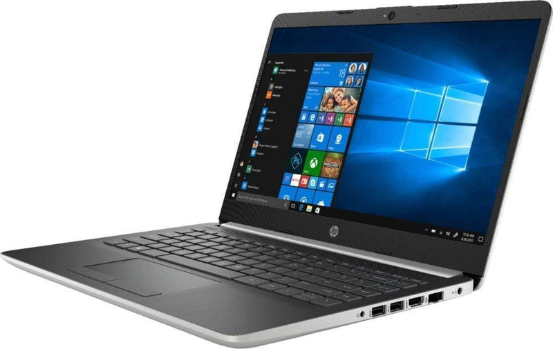 2019 Newest HP 14" HD Widescreen LED Laptop w/ Accessories | Intel Pentium Gold 4417U Processor | 256G M.2 SSD | 16GB Memory | Windows 10 Home S | Silver