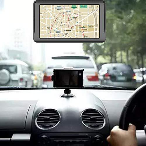 GPS Navigation for Car 7 Inch Vehicle GPS Navigation Portable Truck Navigator Touch Screen Multimedia Pre-Installed North America Lifetime Maps Free Update (8G/256M)