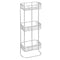 ToiletTree Products Shower Floor Caddy, Stainless Steel, Rust-Free Guarantee, 3 Tiers