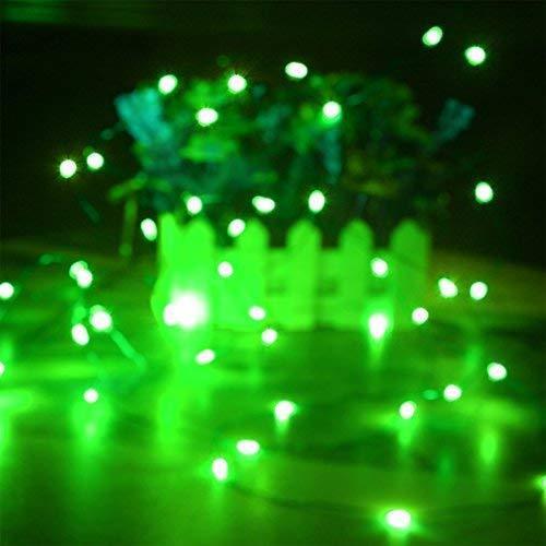 Lhomeled 2 Pack Led Fairy Lights Fairy String Lights Battery Operated Waterproof 8 Modes 50 LED 16.5ft String Lights Copper Wire Firefly Lights Remote Control Timer Halloween Christmas Lights Red