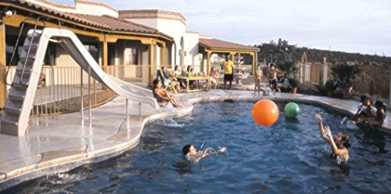 Inter-Fab WRS-CRT-SS Water Pool Slide, Wild Ride, Tan
