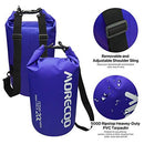 MORECOO Waterproof Bag Floating Ultra Light Dry Bag Outdoor Sports Sweatproof Dry Backpack 5L/10L/ 20L for Kayaking/Rafting/Boating/Swimming/Camping/Hiking/Beach/Fishing (Blue, 10L)