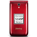 Jitterbug Flip Easy-to-Use Cell Phone for Seniors (Red) by GreatCall