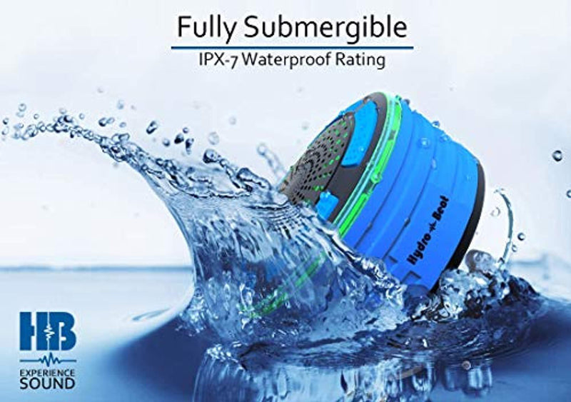 Bluetooth Portable Waterproof Shower Radio - HB Illumination – Shockproof, Dustproof Wireless Shower Radio with Suction Cup, Perfect for Pool, Shower, Boat, Beach, Hot Tub, Outdoors, Indoors