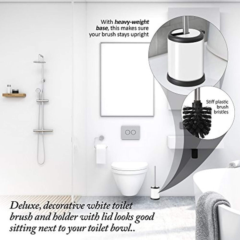 ToiletTree Products Deluxe Toilet Brush with Lid