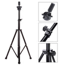 Borogo Wig Mannequin Head Tripod Stand with Carry Bag Hairdressing Training Head Holder for Cosmetology (A- Wig Tripod Stand)