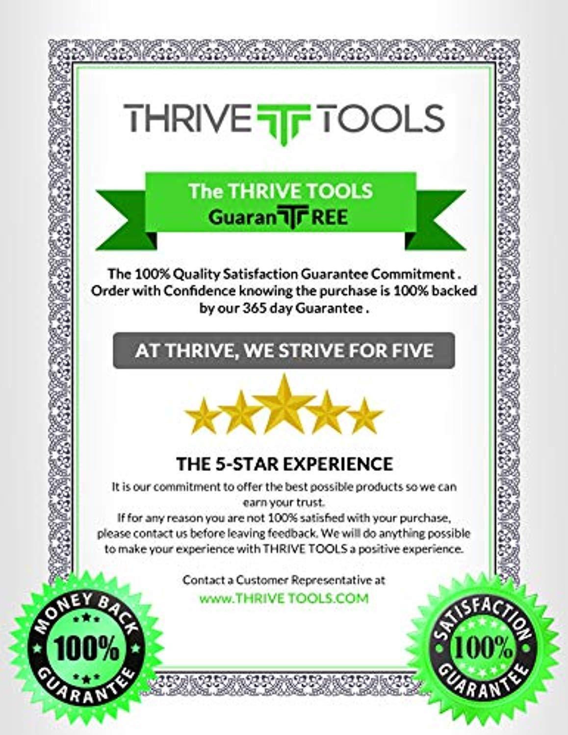 Thrive Tools Leaf Scoops: Large Rake Hands for Scooping Grass Clippings and Lawn Debris: 1 Set is 2 Hand Rakes