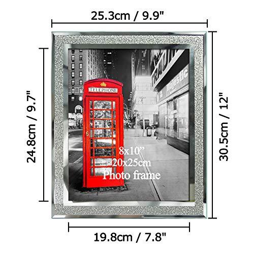 Amazing Roo 2 Pack 8.5x11 Picture Frames Tabletop Display 8.5 by 11 Inch Document Certificates Diploma Glass Photo Frame