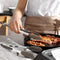 Cooking Utensils Kitchen Utensil Set Wooden Handle - 10pcs Silicone Baking Tools Spatula Set, Kitchen Serving Gadgets Non-Stick Heat Resistant for Cookware, DECLUTTR