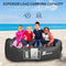 Inflatable Lounger Air Sofa Pouch Inflatable Couch Air Chair Hammock with Pillow Portable Waterproof Anti-Air Leaking for Outdoor Camping Hiking Travel Pool Beach Picnic Backyard Lakeside Christmas