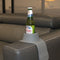 CouchCoaster - The Ultimate Drink Holder for Your Sofa, Steel Grey