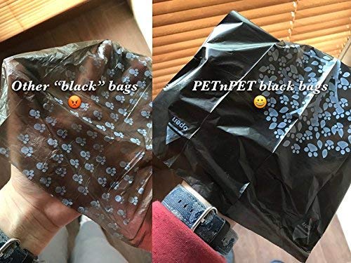 Gorilla Supply Earth-Friendly 1080 Counts 60 Rolls Large Unscented Dog Waste Bags Doggie Bags Green Color (Black-1080 Counts Refills, Black Refills)