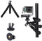 Black Pro Basic Common Outdoor Sports Kit for GoPro Hero 6 /GoPro Fusion/HERO 5/Session5/ 4 / 3+ / 3 / 2 / 1 SJ4000 /5000/ 6000 /AKASO/ APEMAN/ DBPOWER/ And Sony Sports DV and More by  MaxCo