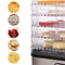 Septree Food Dehydrator Machine, BPA Free Drying System With Nesting Tray - For Beef Jerky Preserving Wild Food and Fruit Vegetable Dryer in Home Kitchen (Button/ 7-Tray)