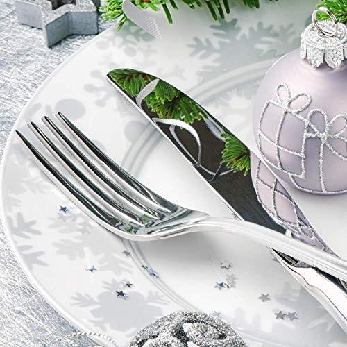 KaryHome  24-Piece Silverware  Set, Flatware Set Mirror Polished, Dishwasher Safe Service for 4, Include Knife/Fork/Spoon with Bamboo 5-Compartment Silverware Drawer Organizer Box
