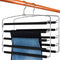 TOPIA HANGER Pants Hangers Slacks Hangers 2 Pack, Swing Arm Slack Hanger, Space Saving Non-Slip Foam Padded Closet Storage Organizer for Pants Jeans Trousers Skirts Scarf CT08B
