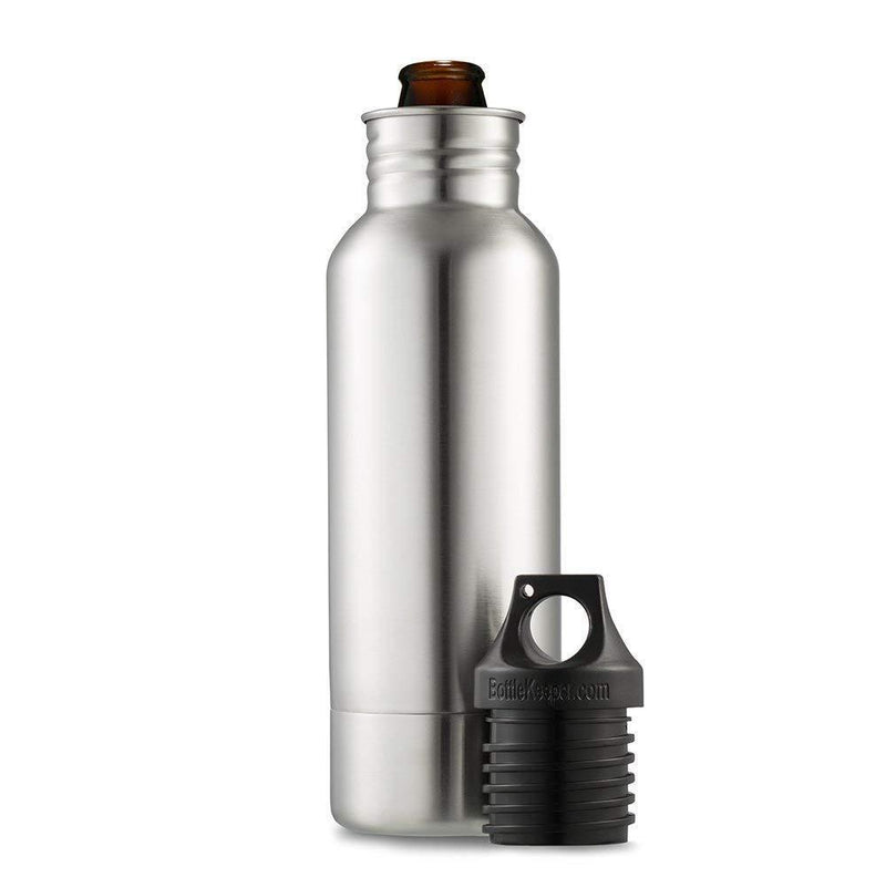 BottleKeeper - The Original Stainless Steel Beer Bottle Holder and Insulator to Keep Your Beer Colder