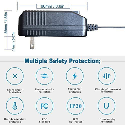 Heagstat Trickle Battery Charger 6V 12V 1000mA Automatic Smart Battery Maintainer for Auto Car Motorcycle Lawn Mower Boat ATV SLA AGM GEL CELL Lead Acid Batteries