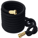 Pro-Nu Expanding Water Hose Heavy Duty (25FT, 50FT, 75FT 100FT) Expandable Garden Hose Trible Latex Core Fabric Hose (100)