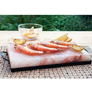 Charcoal Companion CC6064 Himalayan Salt Plate & Holder Set