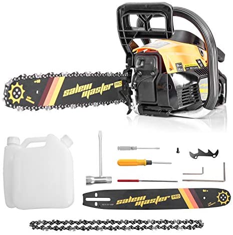 SALEM MASTER 4216H 42CC 2-Cycle Gas Powered Chainsaw, 14-Inch Chainsaw, Handheld Cordless Petrol Gasoline Chain Saw for Farm, Garden and Ranch
