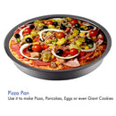 Air Fryer Accessories, 6" Pizza Pan, Multi-Purpose Rack with Skewers, Set of 2